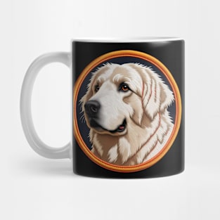 Great Pyrenees Embroidered Patch Mug